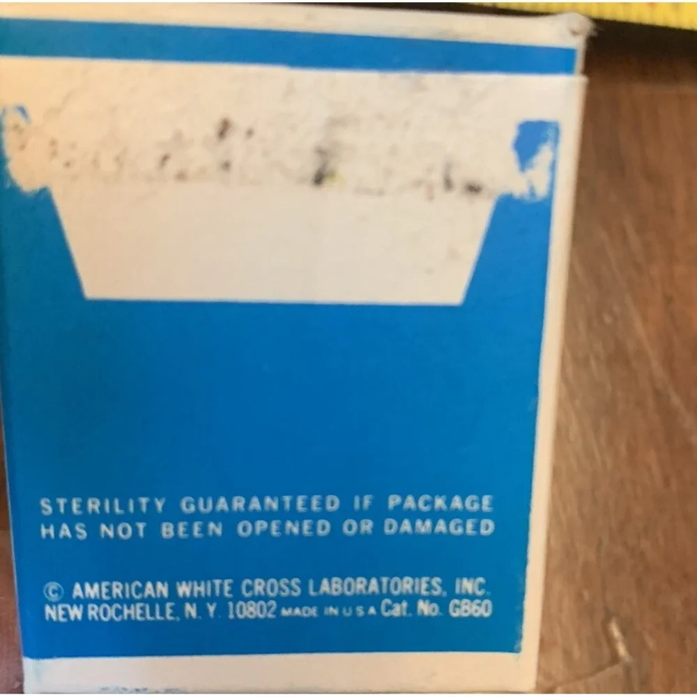 Vintage White Cross Guaze Bandages In Original Box QTY-2 Made in USA